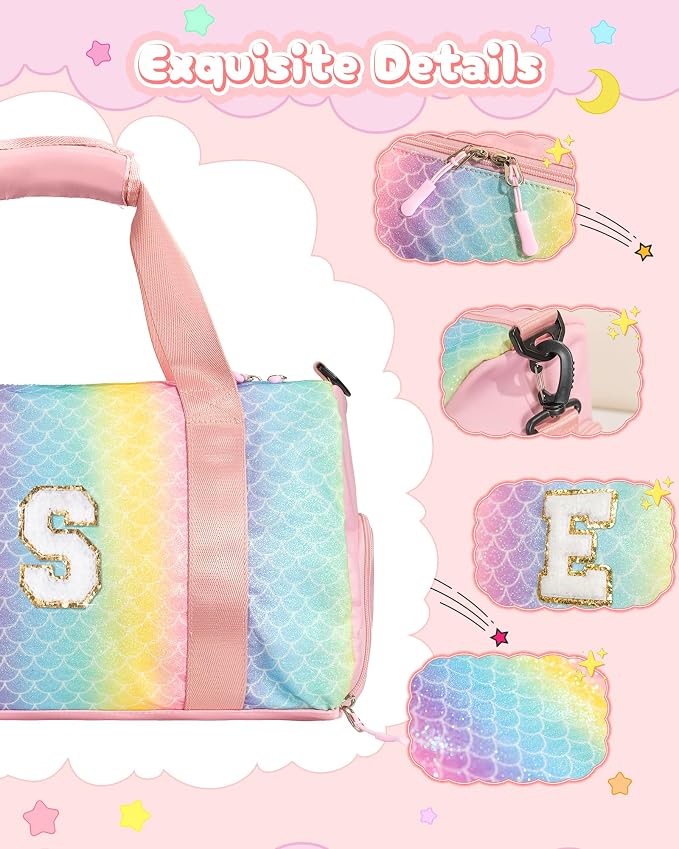 Cute Preppy Gifts for Girls-Girl Gym Bag - Image 4