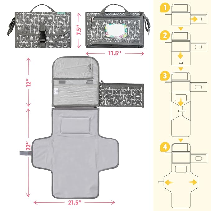 Kopi Baby Portable Diaper Changing Pad - Image 5