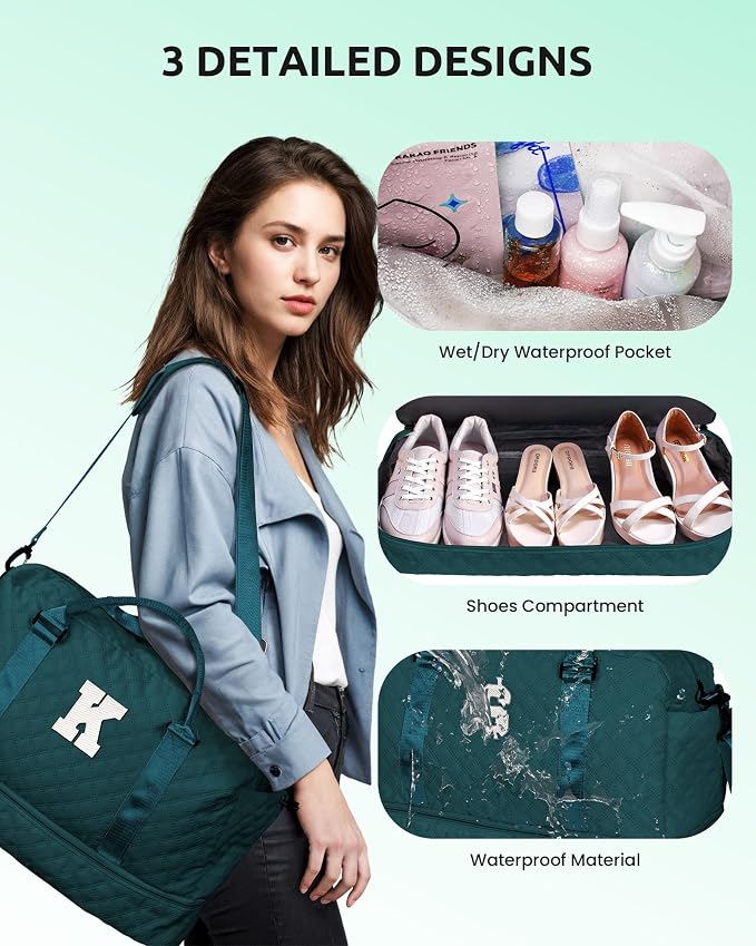 Gifts for Teenage Girls-Initial Travel Bag - Image 7