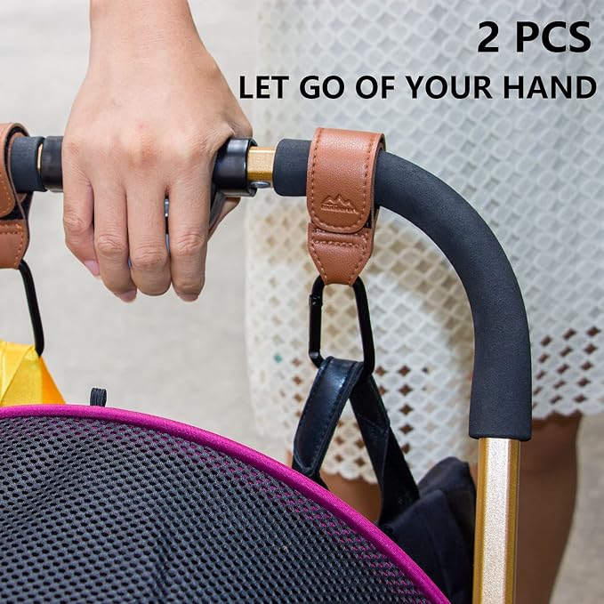 Baby Stroller Hooks Bag Hooks for Hanging Diaper Bags Multipurpose Hooks for - Image 3