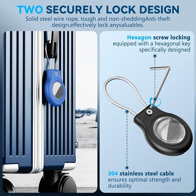Waterproof Airtag Holder, 4 Pack Airtag Case - Image 4