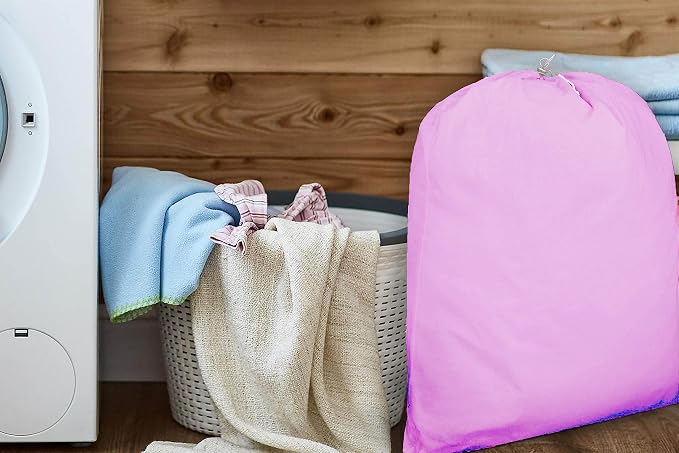 Urban Villa Laundry Bag Canvas|Dirty Clothes Travel Laundry Bag|Machine - Image 3