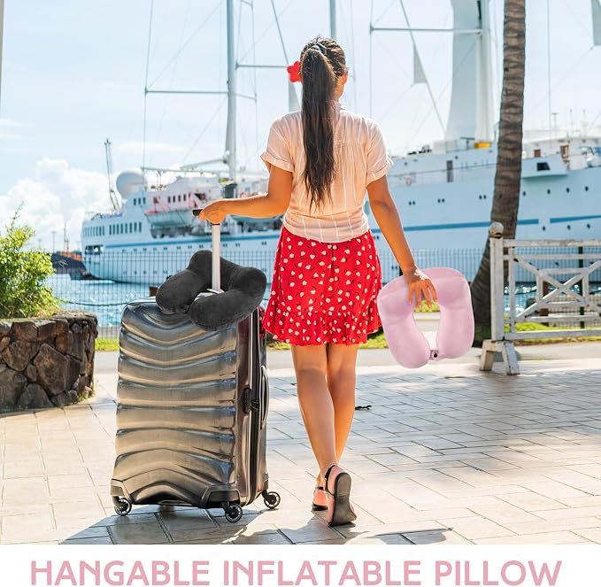 Sintuff 2 Pack Inflatable Travel Pillow - Image 5