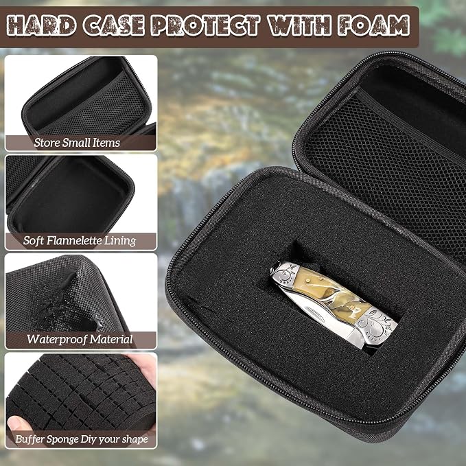 EVA Hard Case with Customizable Foam Protective EVA Carrying Case Shockproof - Image 3
