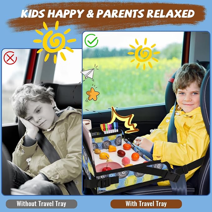 Kids Travel Tray for Airplane - Image 2