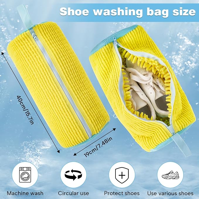 Shoe Washing Machine bag, Shoe Washing Bag, Versatile Shoe Laundry Bag - Image 3