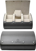 6 watch case box for travel and display organizer by MirageLuxuryTravel