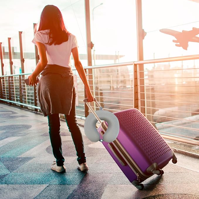 Travel Neck Pillow Cover, Neck Pillow Case - Image 3