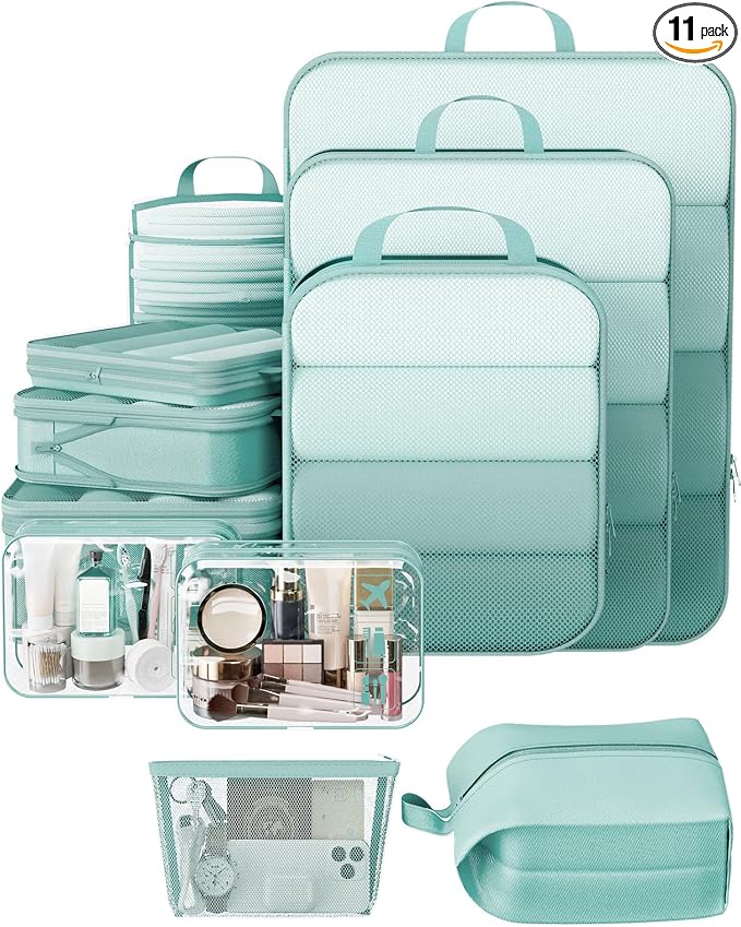 Veken 11 Set Compression Packing Cubes by Veken