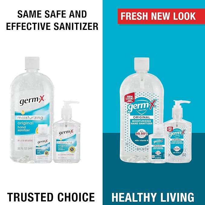 Germ-X Original Hand Sanitizer, Back to School Supplies, Non-Drying - Image 4