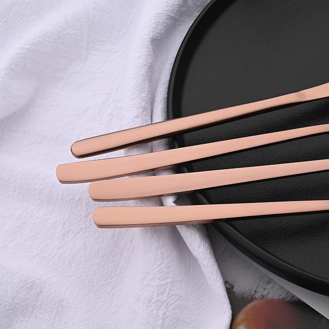 20 Pieces Silverware Set 304 Stainless Steel, Healthy & Eco-Friendly Silver - Image 6