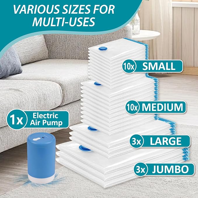 26 Pack Space Saver Storage Bags - Image 4