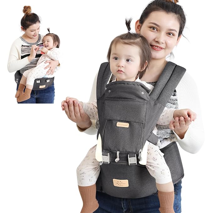 FRUITEAM Baby Carrier Newborn to Toddler, 6-in-1 Ergonomic & Adjustable Baby by FRUITEAM