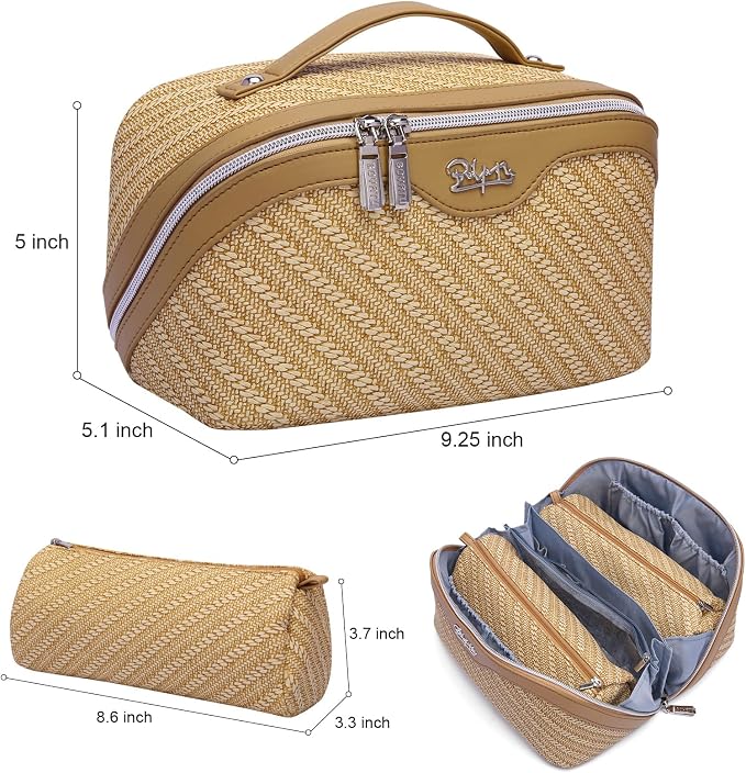 BOYATU Travel Makeup Bags for Women: Large Cosmetic Bag Waterproof - Image 8