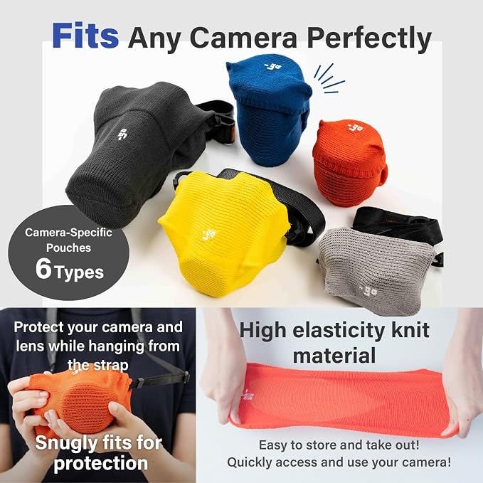 Camera Cover, Polygon W, Made in Japan, L size - Image 3