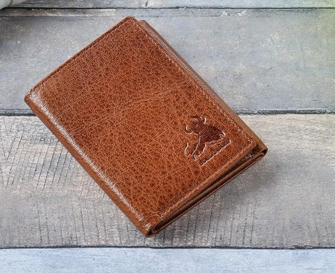 BULL GUARD Leather Trifold Wallets - Image 3