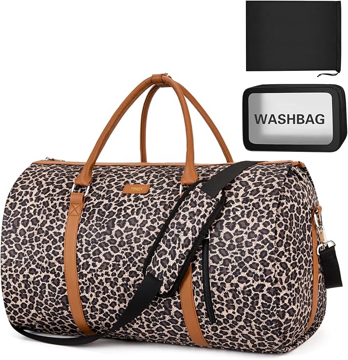 Garment Bag for Travel Convertible Carry On Garment Bag Large Travel Duffel by TIBES