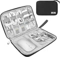 Electronics Organizer Travel Case, Electronic Accessories Storage Bag, Portable by Lcsmaokin