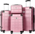 Luggage Sets 4 Piece, ABS PC Lightweight Suitcases by Ottsmn