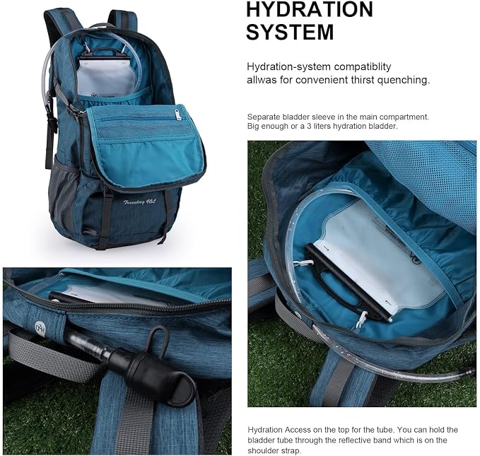 MOUNTAINTOP 40L Hiking Backpack Lightweight Travel Backpack - Image 3