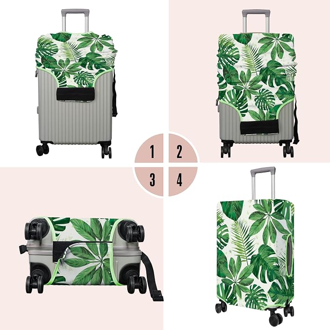 Travel Luggage Cover Suitcase Protector Fits 18-32 Inch Wheel Covers - Image 3