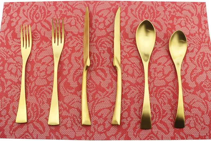 6-Piece Flatware Set, Extra Thick Heavy Duty - Image 2