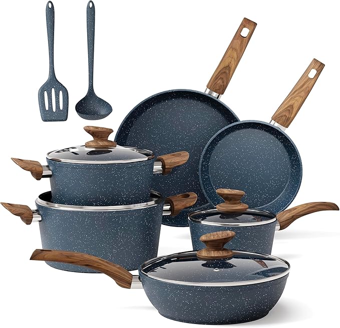 MAISON ARTS Pots and Pans Set Non Stick, Kitchen Cookware Sets Nonstick by MAISONARTS
