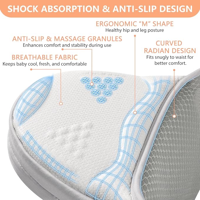 HKAI Baby Hip Carrier, Mom’s Choice Award Winner, Baby Carrier - Image 3