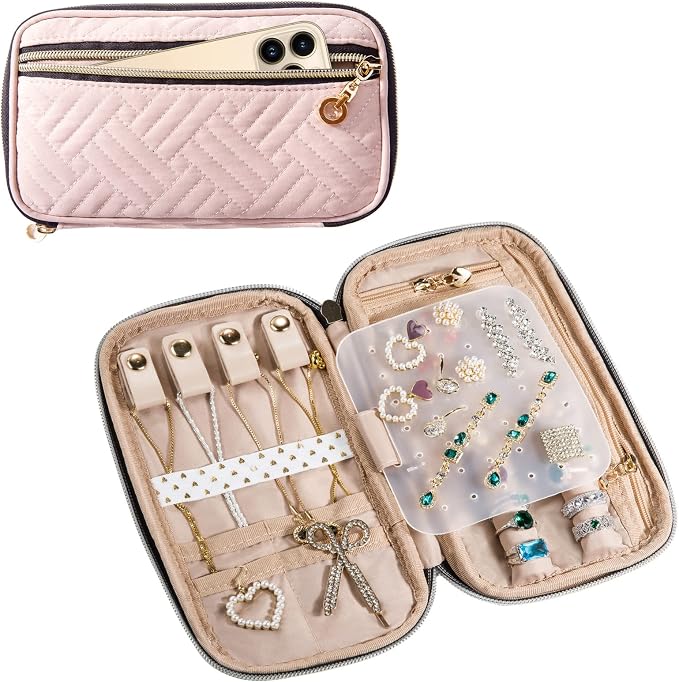 SFYBYHEART Travel Jewelry Organizer Case, Jewelry Travel Bags by SFYBYHEART