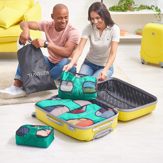 Travel Packing Cubes 5 pcs Luggage Organizer Set - Image 2