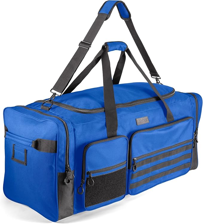 Fitdom 130L 36" Heavy Duty Extra Large Sports Gym Equipment Travel Duffle Bag by Fitdom