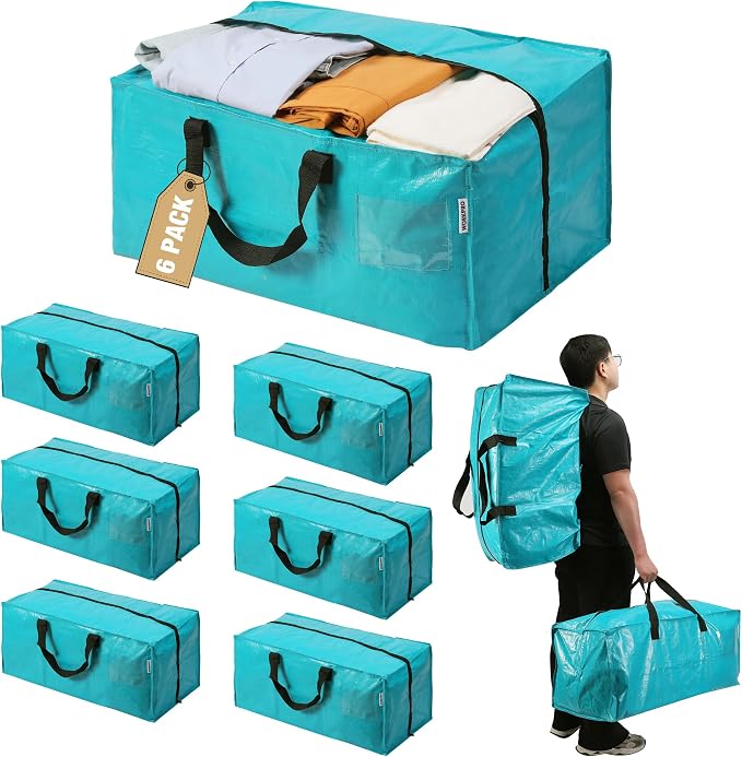 WORKPRO 6 Pack Extra Large Moving Bags by WORKPRO