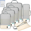 BAGAIL 6 Set/4 Set Lightweight Compression Packing Cubes by BAGAIL