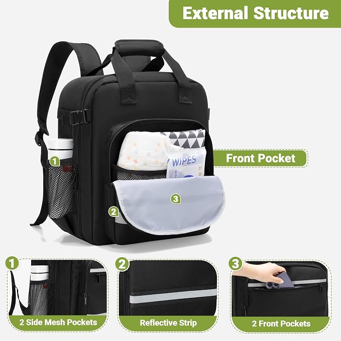 Lightweight Small Stroller Bag Compatible - Image 3