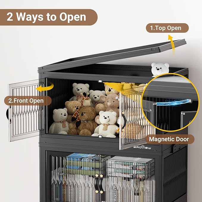 BROVIEW 500Qt Stackable Storage Bins - Image 3