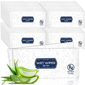 100 Pcs Wet Wipes Individually Wrapped, Aloe Vera Hand Wipe, Disposable Skin by IJRPLM