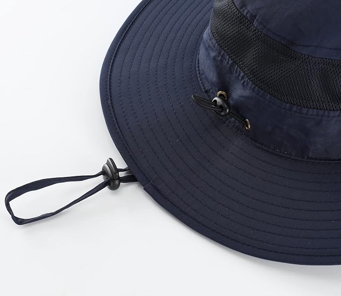 Home Prefer UPF 50+ Men's Sun Hat Wide Brim Bucket Hat UV Protection Hat - Image 5