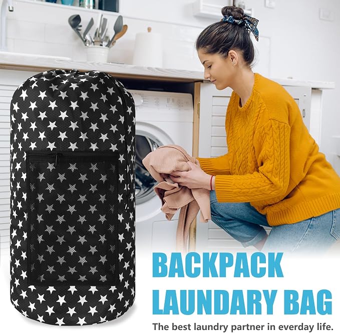 Portable Laundry Bag Backpack - Image 2