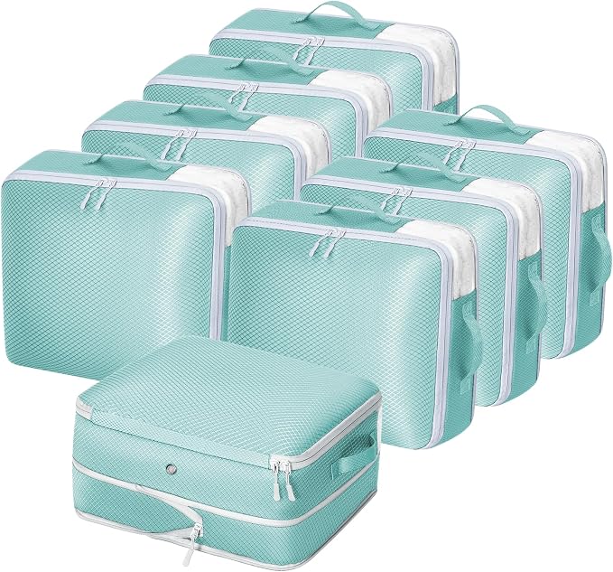 DIMJ Clothes Storage Bag 8 Pack, 19L Compression Storage Bags by DiMJ