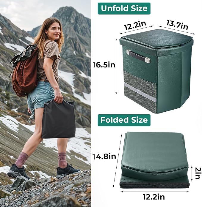 2025 Upgraded 16.5'' XL Portable Toilet - Image 3