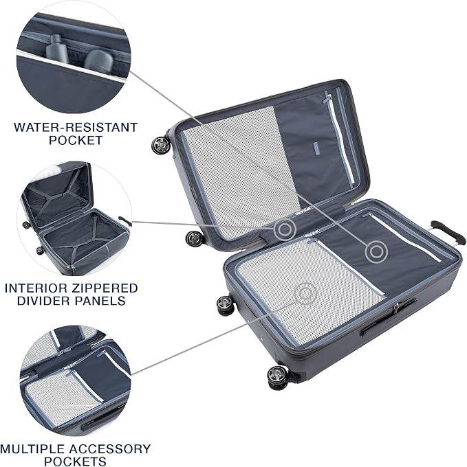 Travelpro Platinum Elite Hardside Expandable Checked Luggage, 8 Wheel Spinner - Image 5