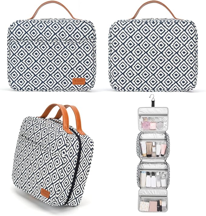 Hanging Travel Toiletry Bag, Large Capacity Cosmetic Travel Toiletry Organizer - Image 3