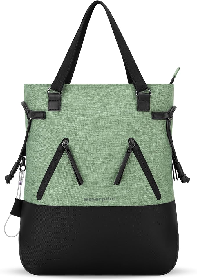Sherpani Tempest, Anti Theft Convertible Backpack Tote, 14L Travel Backpack by SHERPANI