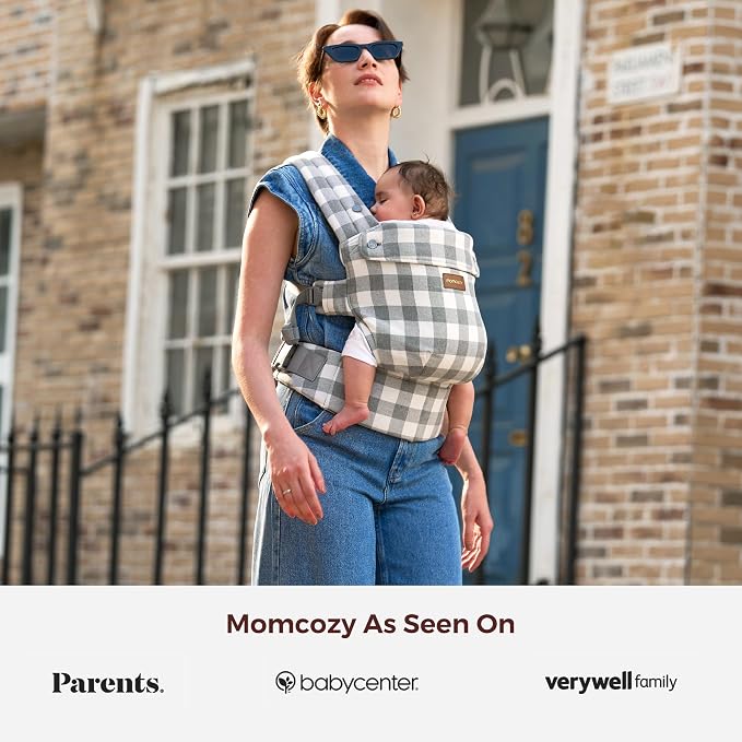 Momcozy Baby Carrier with Natural Cotton Linen, Built to Last, Ergonomic Design - Image 8