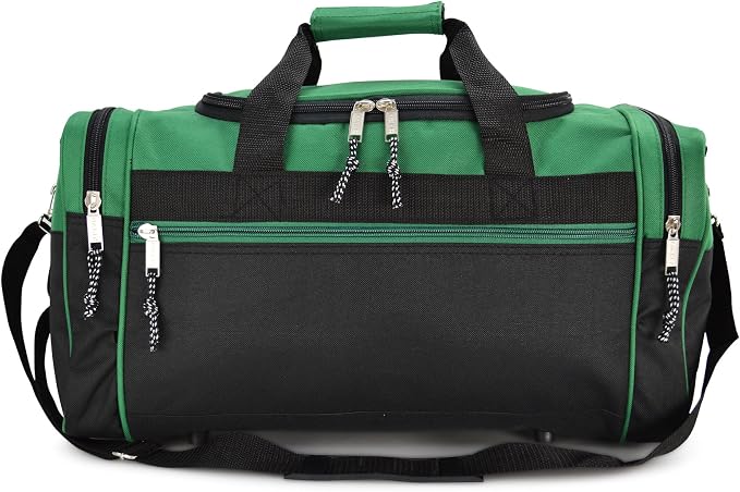 DALIX 21" Blank Sports Duffle Bag Gym Bag Travel Duffel Adjustable Strap in - Image 2