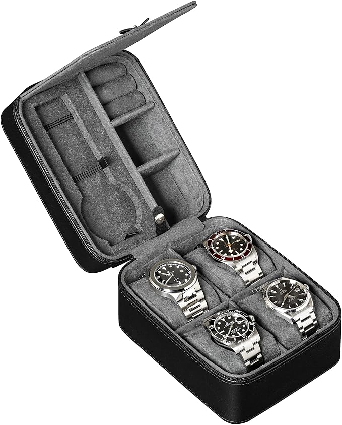 ROTHWELL 5 Watch Travel Case Storage Organizer by RothwellSanFrancisco