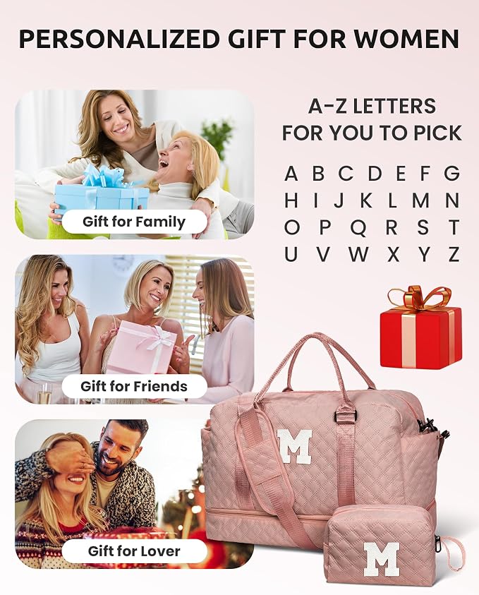 Gifts for Sister-Initial Duffle Bag - Image 7