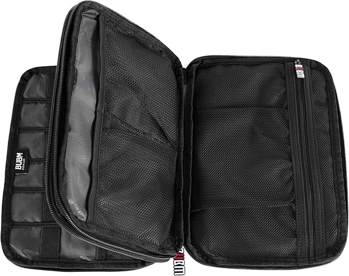 BUBM Double Layer Electronic Accessories Organizer, Travel Gadget Bag - Image 3