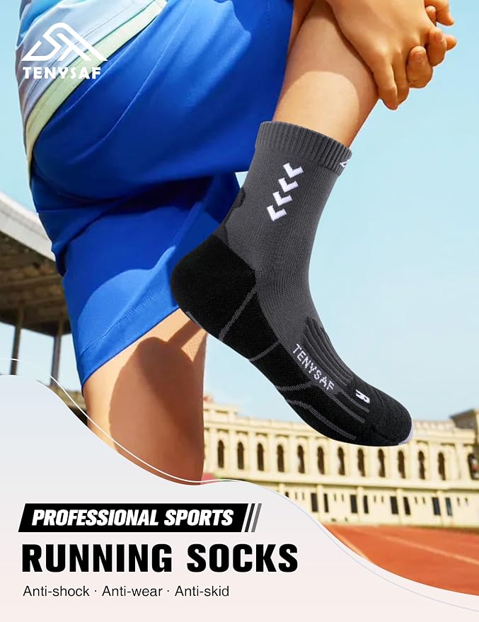 Compression Crew Running Socks: Athletic Socks - Image 2