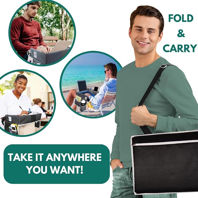 Travel Lap Desk, Travel Tray, Portable Lapdesk - Image 3